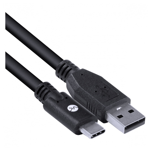 Cabo USB-C Macho X USB Macho 1,8M Preto Vinik - Imagem 02