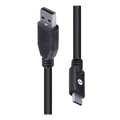 Cabo USB-C Macho X USB Macho 1,8M Preto Vinik - Imagem 01