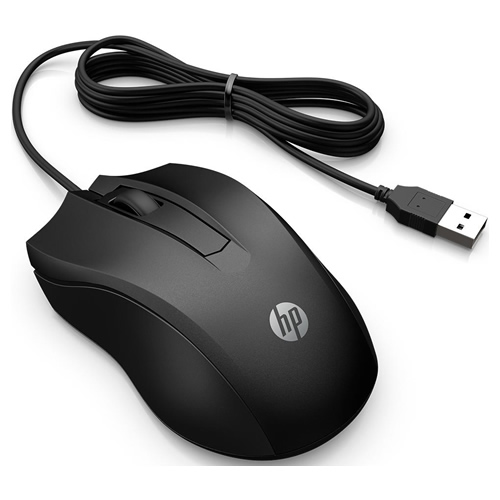 Mouse USB HP 100 Preto - Imagem 02
