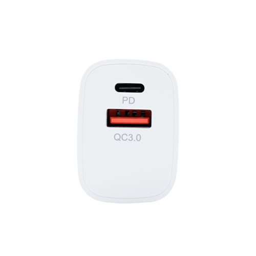Carregador USB-C Iphone Branco 5V 3A s/ Cabo - Compumaq