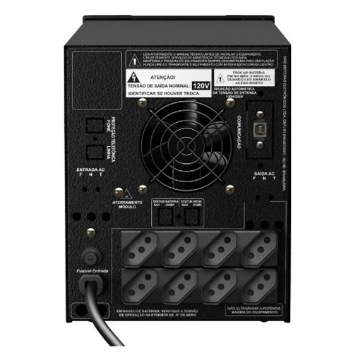 Nobreak 1200va Nhs Premium PDV GIII 12v c/ Bat. 45Ah - Imagem 02
