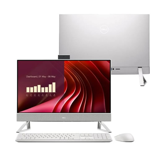 Computador All-in-one Dell EC24250 Branco (I5-1334U, SSD 512Gb, Ram 8Gb, Tela 24