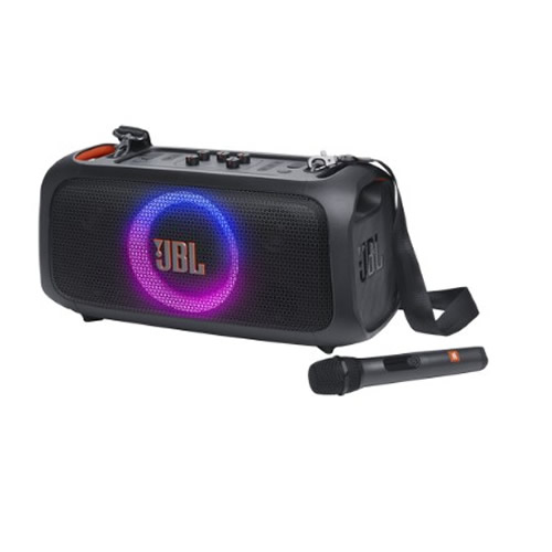 Caixa de Som JBL Partybox In The Go 2 Preta c/ Microfone s/ Fio - Imagem 01