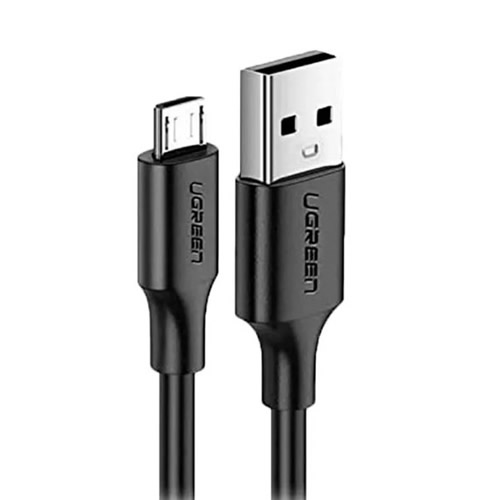 Cabo USB Macho X Micro USB 1,0M Preto Ugreen - Imagem 01