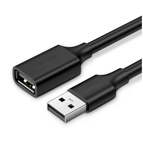 Cabo Extensor USB Macho X Femea 1,5m Ugreen Preto - Imagem 01