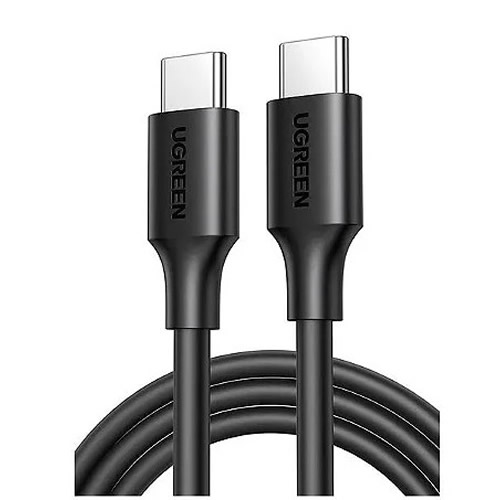 Cabo USB-C Macho X USB-C Macho 2,0m 3A 60W Preto Ugreen - Imagem 01