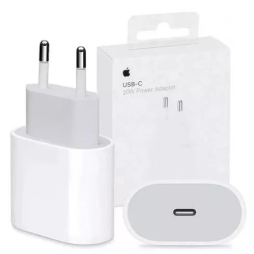 Carregador USB-C Apple 20w s/ Cabo Original Branco - Imagem 01