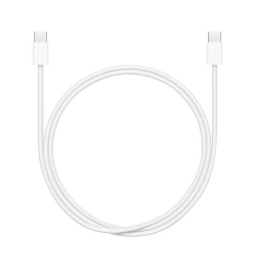 Cabo USB-C Macho X USB-C Macho 1,0m 60w Branco Original Apple - Imagem 01