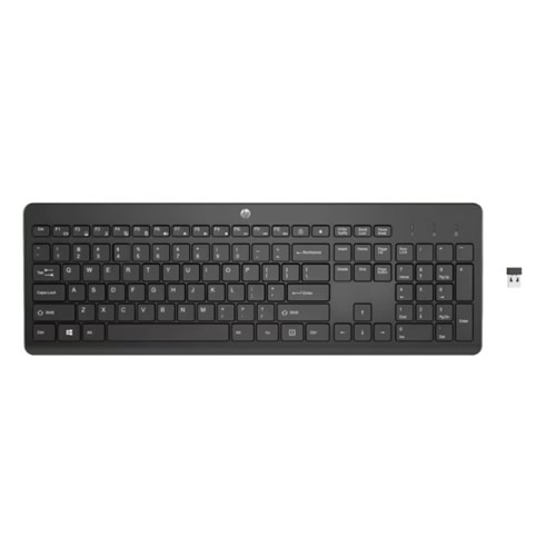 Teclado USB Sem Fio Hp 230 Preto - Imagem 01