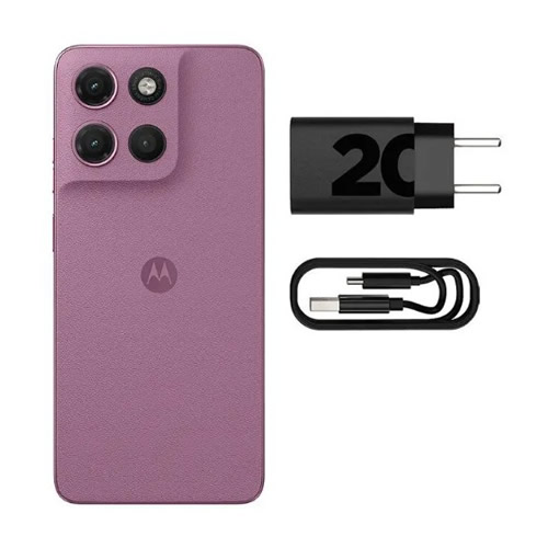 Telefone Celular Smartphone Motorola Moto G17 256Gb Rosa Tela 6.7