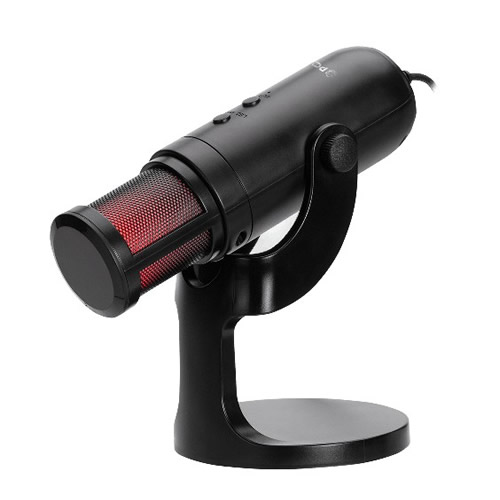 Microfone de Mesa Gamer Hylia Preto Pcyes - Imagem 02