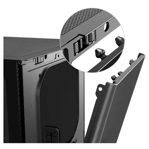 Gabinete Atx Aerion Arch III Gab110 Preto c/ Lateral em Vidro Temperado - Imagem 02