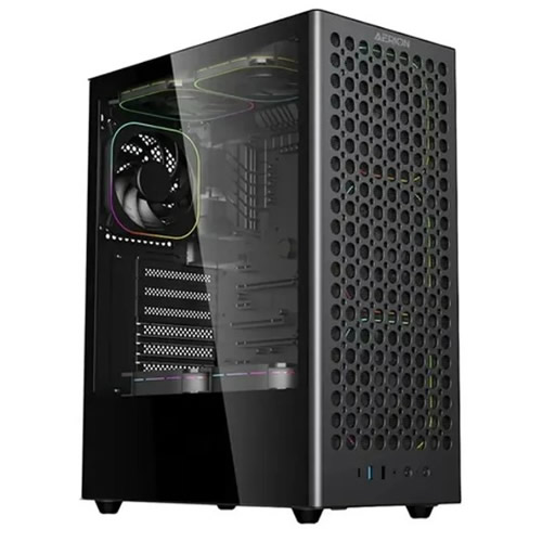 Gabinete Atx Aerion Arch III Gab110 Preto c/ Lateral em Vidro Temperado - Imagem 01