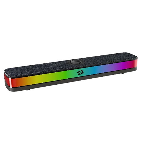 Soundbar Redragon Neo Preta c/ Led RGB 10w Rms - Imagem 01