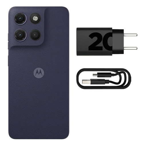 Telefone Celular Smartphone Motorola moto G17 128Gb Roxo Tela 6.7