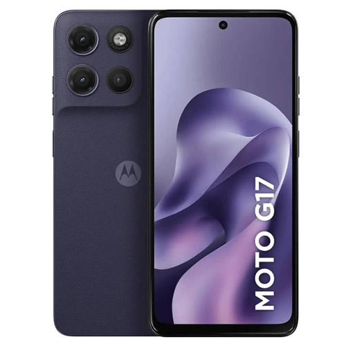 Telefone Celular Smartphone Motorola moto G17 128Gb Roxo Tela 6.7