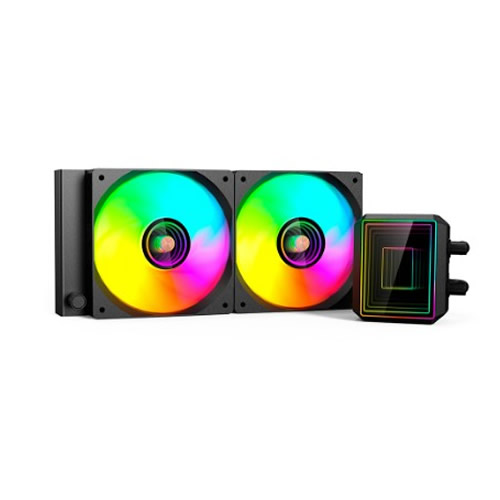 Cooler Proc. 240mm Water Cooler FC-W240BKV2 c/ Led RGB C3 Tech - Imagem 01
