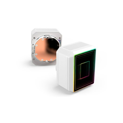 Cooler Proc. 240mm Water Cooler FC-W240WHV2 Branco c/ Led RGB C3 Tech - Imagem 02