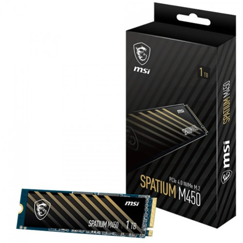 SSD M.2 Nvme 2280 1Tb Spatium M450 MSI - Imagem 01