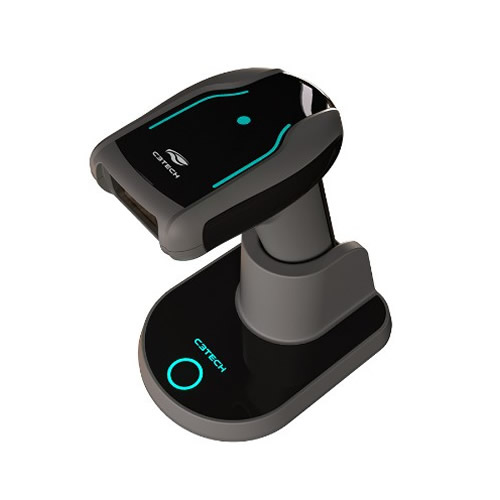 Leitor C�digo Barras Laser s/ Fio Bluetooth C3 Tech LB-W600S Preto - Imagem 01
