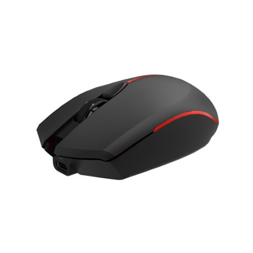 Mouse USB S/ Fio C3 Tech M-BT40 Preto (Recarreg�vel) - Imagem 01