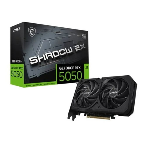 Placa de Video PCI-E 8Gb GF RTX 5050 DDR6 (128 Bits) MSI HDMI/DP - Imagem 01
