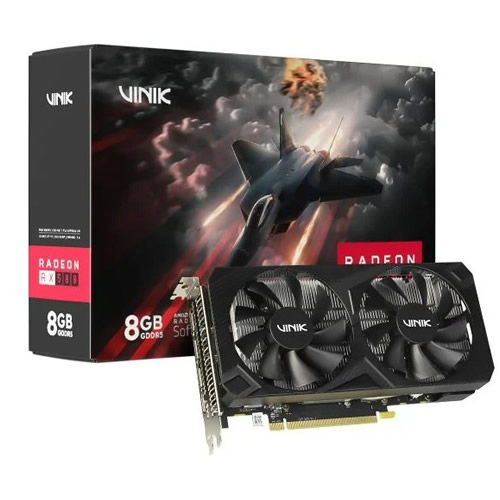 Placa de Video PCI-E 8Gb AMD Radeon RX 580 DDR5 (256 Bits) Vinik HDMI/DP - Imagem 01