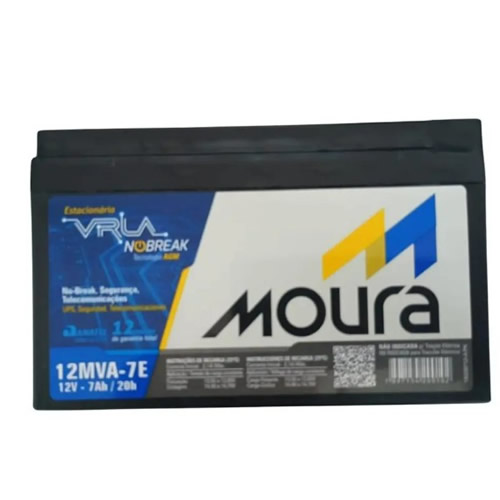 Bateria Selada 12V 7Ah Moura - Imagem 01
