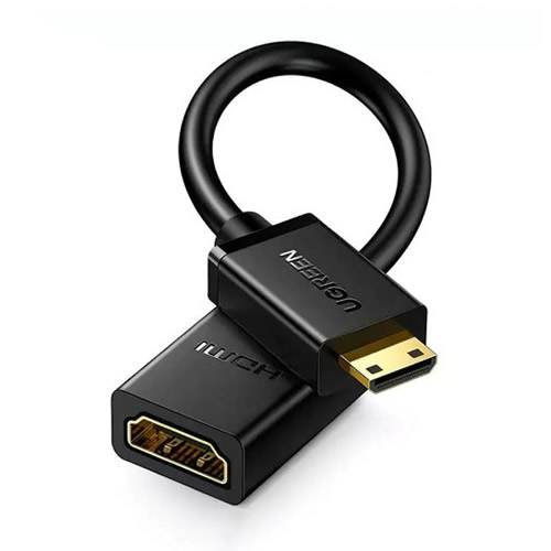 Cabo Conversor de V�deo HDMI Femea X Mini HDMI Macho Ugreen - Imagem 01