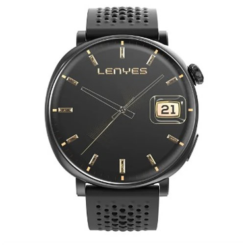 Rel�gio Smartwatch Lenyes Basel Preto (IPX68) - Imagem 01