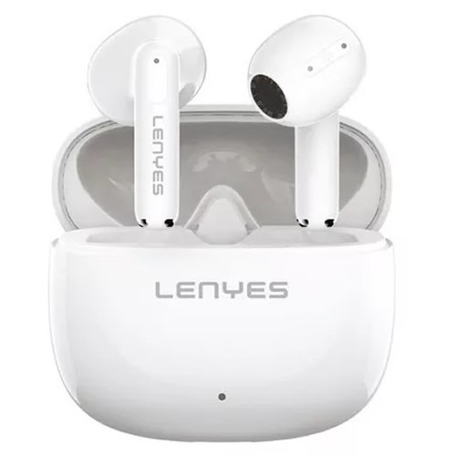Fone de Ouvido Air 69 Bluetooth s/ Fio Branco Lenyes - Imagem 01