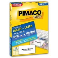 Etiqueta Pimaco 50,8X101,6 Folha A4