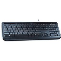 Teclado USB Microsoft Wired Keyboard 600 Multimidia Preto