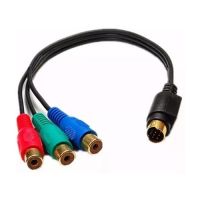 Cabo Vdeo SVHS (Super Vdeo)  X 3 RCA Fmea (Video Componente)