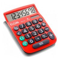 Calculadora de Mesa Elgin MV-4131 8 Digitos Vermelha
