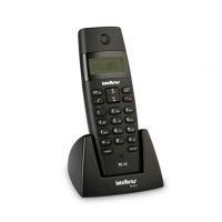Telefone s/ Fio Ramal TS40R c/ ID Cham. Preto 