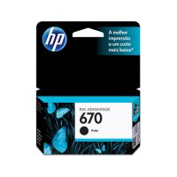 Cartucho HP 3225/4615/4625/5525 Preto (670)  7,5 ml