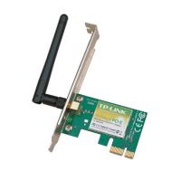 Placa Rede PCI-E Wireless N 150 MBPS TP-Link C/ Antena Dest. 