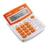 Calculadora de Mesa Elgin MV-4128 12 Dgitos Laranja