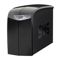 Nobreak  600VA SMS Station II Ent. Bivolt/Sada 115V Preto