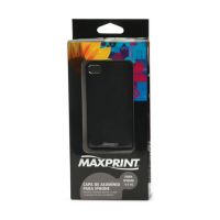 Capa iPhone 4/4S Maxprint Aluminio Preta