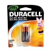 Pilhas Alcalinas Duracell 2AAA