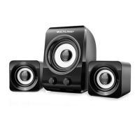 Caixas De Som Multilaser 2.1 USB 14W RMS Preta