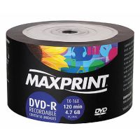 DVD-R 4.7 GB 1X-8X c/CX Slim Maxprint