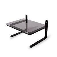 Suporte P/ Monitor Office C/ Regulagem De Altura Reliza Preto/Fume