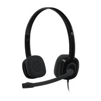 Headset Logitech H151 P3 C/ Microfone Preto