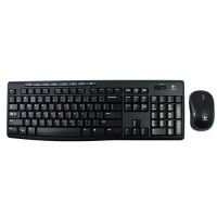 Kit Teclado e Mouse Sem Fio Logitech MK270 Preto