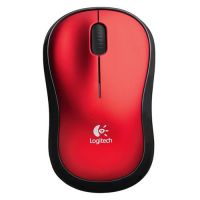 Mouse USB s/ Fio Logitech M185 Vermelho