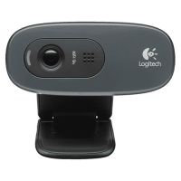 Webcam Logitech C270 HD 720P 3.0 MP c/ Microfone Preta