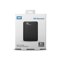 HD Externo 1 TB 2,5 Western Digital USB 3.0 Preto  